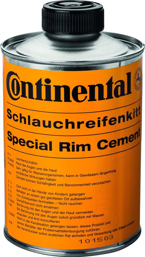 Continental Tubelijm Aluminium Velgen 350 Gram - Geel