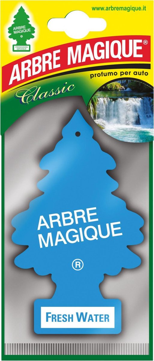 Arbre Magique Luchtverfrisser 12 X 7 Cm Fresh Water - Blauw