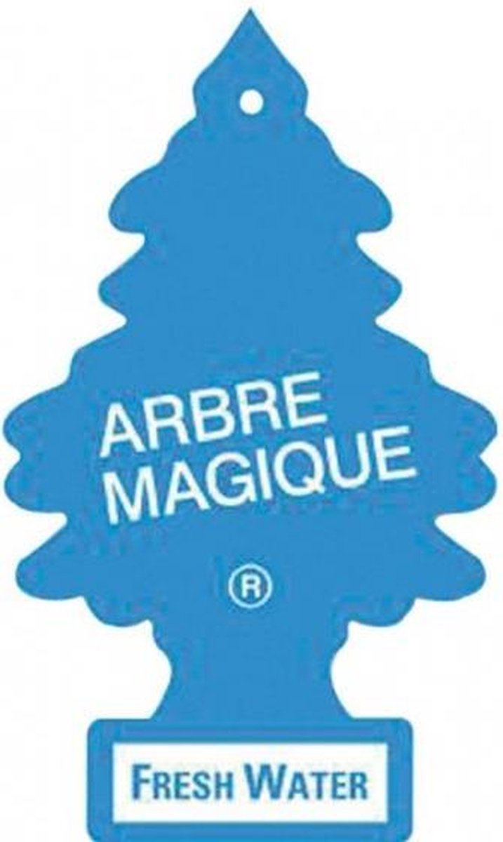 Arbre Magique Luchtverfrisser 12 X 7 Cm Fresh Water - Blauw
