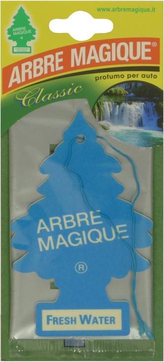Arbre Magique Luchtverfrisser 12 X 7 Cm Fresh Water - Blauw