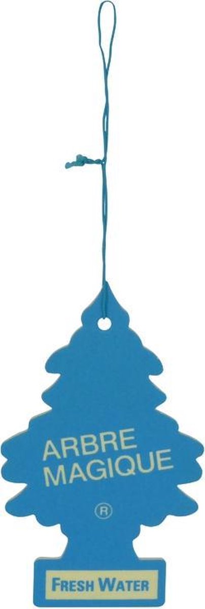 Arbre Magique Luchtverfrisser 12 X 7 Cm Fresh Water - Blauw