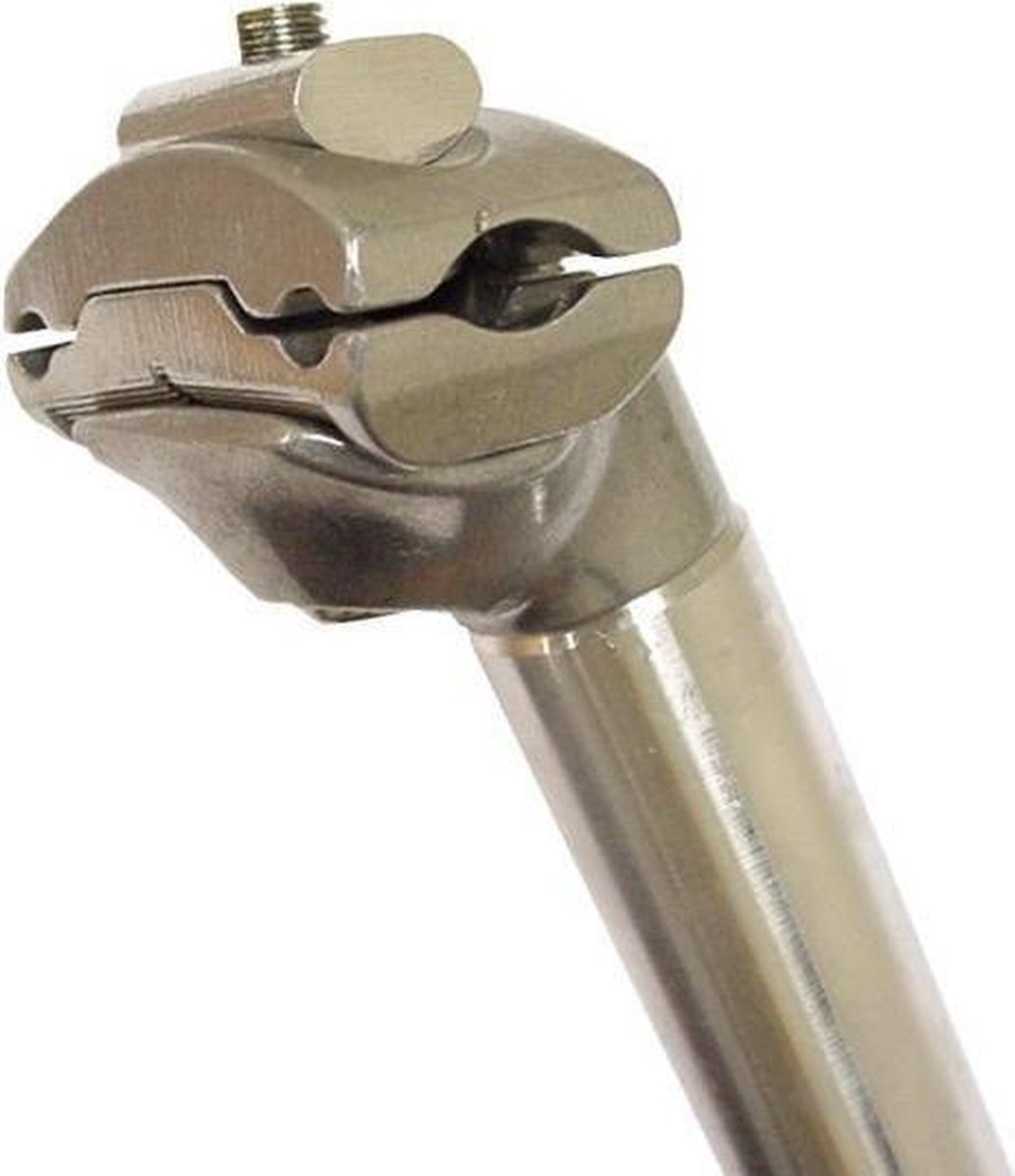 TOM Zadelpen Vast 31,8 X 350 Mm Aluminium Zilver - Silver