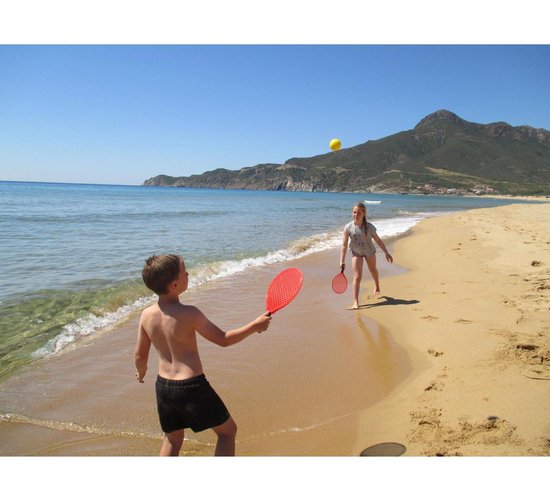 Schildkröt Tennisset 39,5 Cm 5-delig - Rood