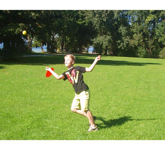 Schildkröt Tennisset 39,5 Cm 5-delig - Rood