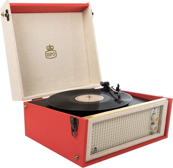 GPO Bermuda Dansette Platenspeler - Rood