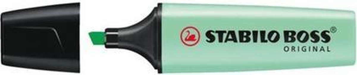 Stabilo Boss Original Markeerstift Pastelgroen - Wit