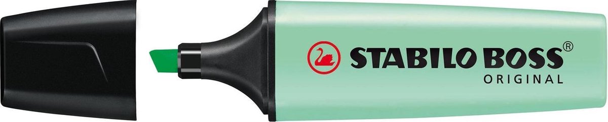 Stabilo Boss Original Markeerstift Pastelgroen - Wit