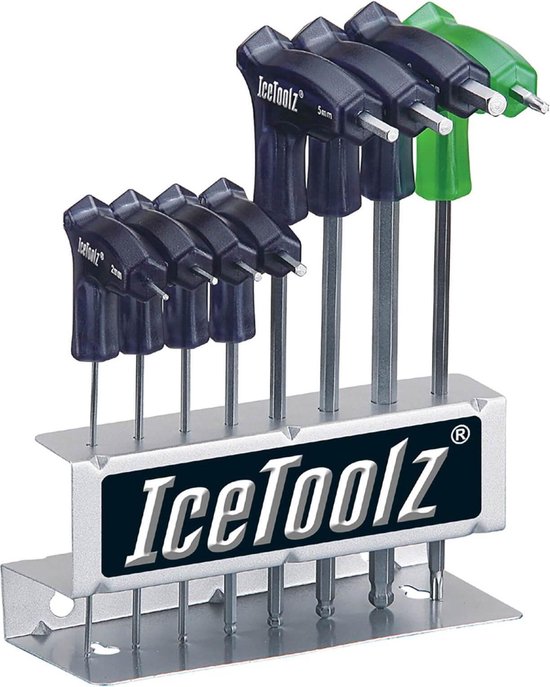 Icetoolz Inbussleutelset Twin Head 8-delig In Standaard - Silver