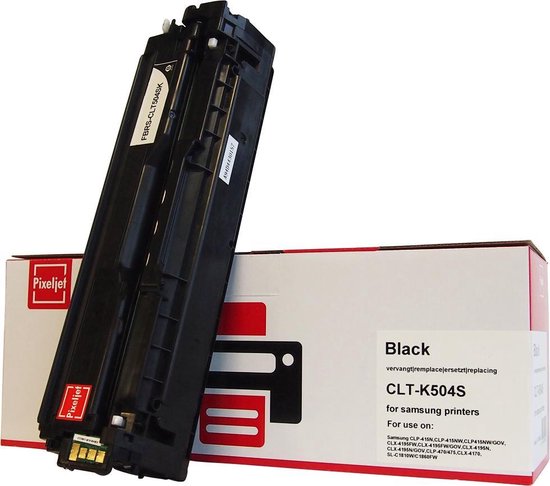 PIXELJET Samsung CLT-K504S Toner Cartridge - - Zwart