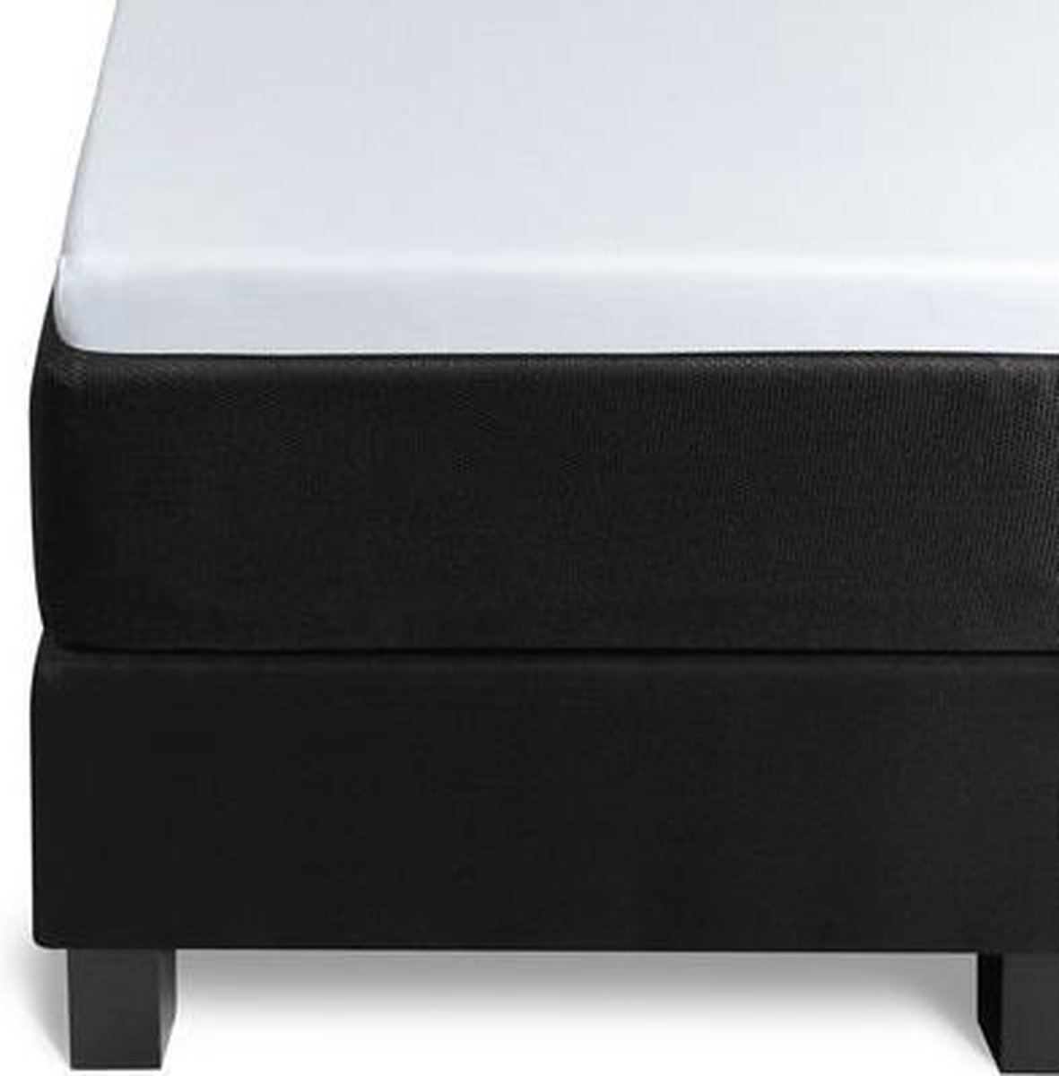 Beddinghouse Jersey Topper Hoeslaken - 100% Gebreide Jersey Katoen - 1-persoons (70/90x200/220 Cm) - White