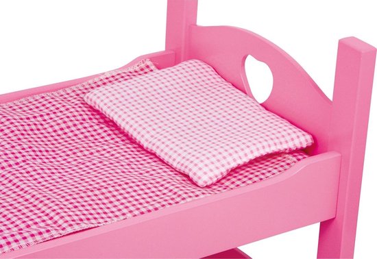 Small Foot Poppenstapelbed 43 Cm - Roze