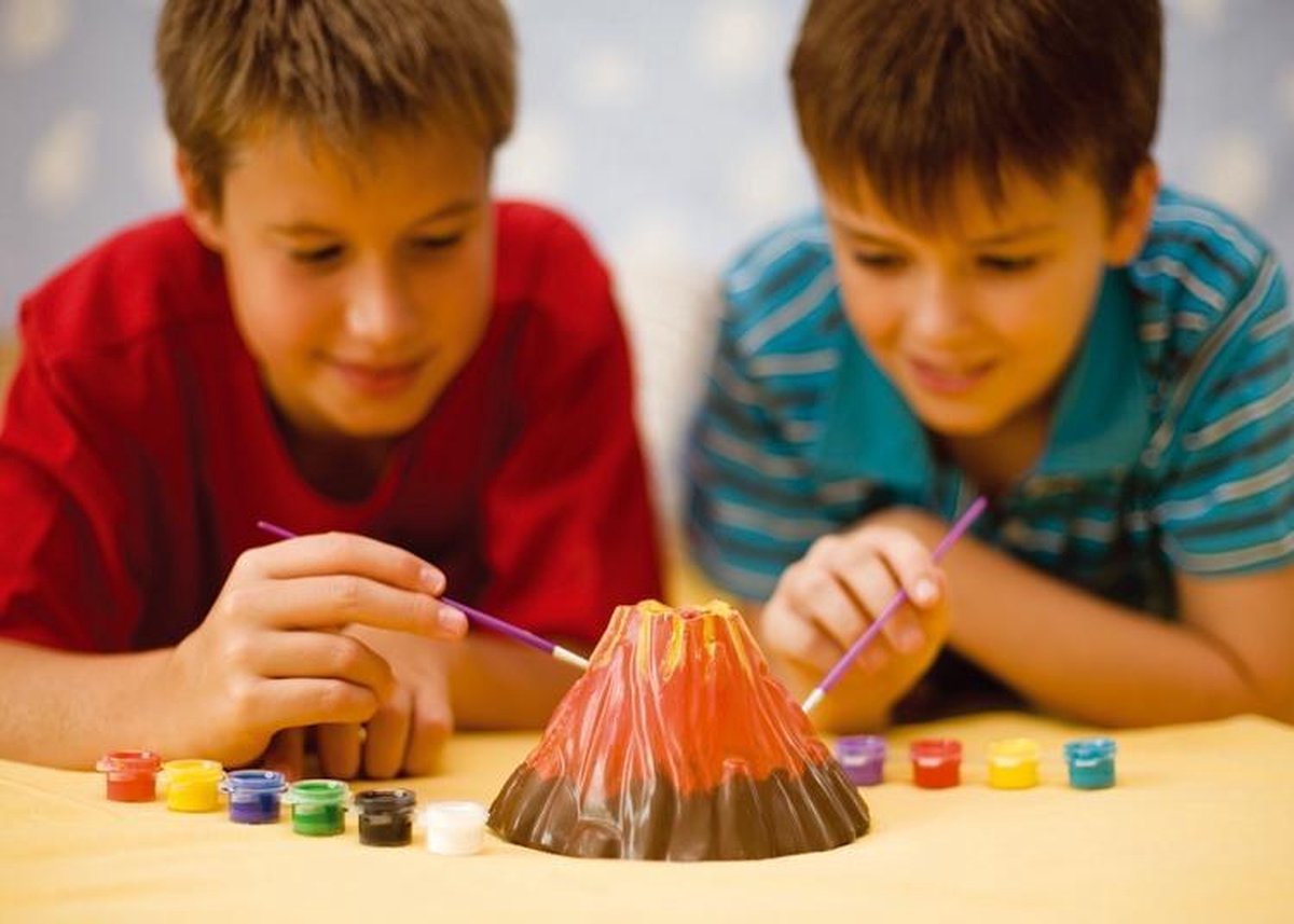 4M Kidzlabs Sciene: Vulkaan Groot - Zwart