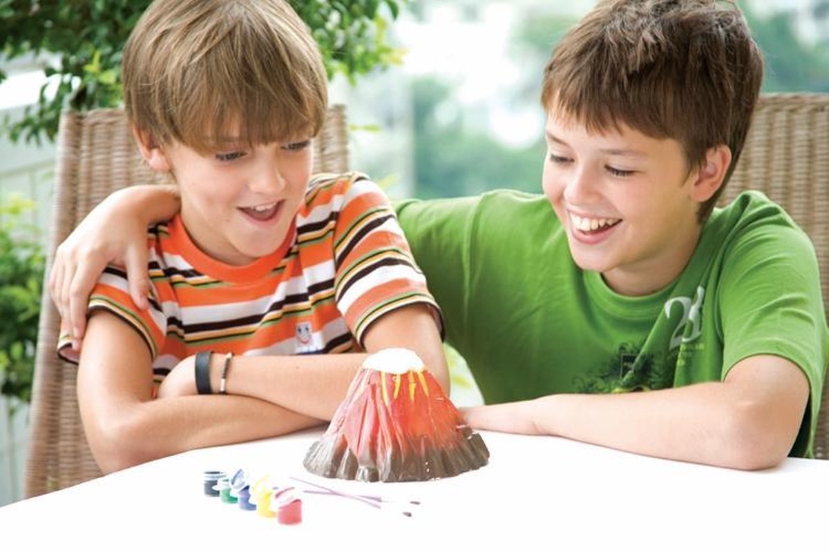 4M Kidzlabs Sciene: Vulkaan Groot - Zwart