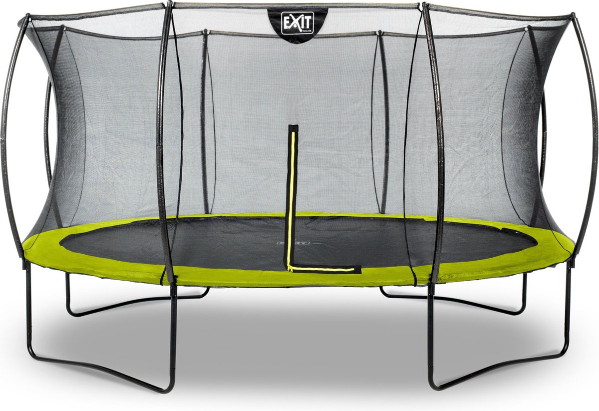 EXIT Toys Silhouette Trampoline Rond - 427 Cm - - Groen