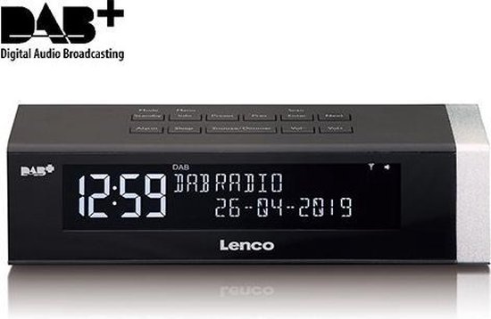 Lenco Cr-630 Klokradio - Zwart