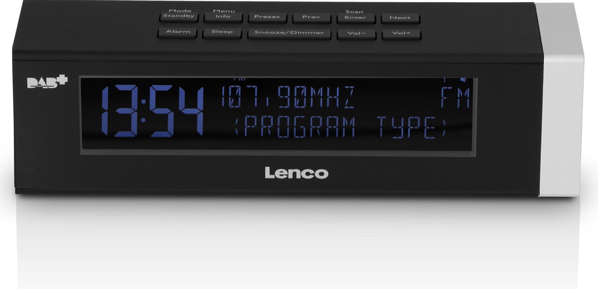 Lenco Cr-630 Klokradio - Zwart