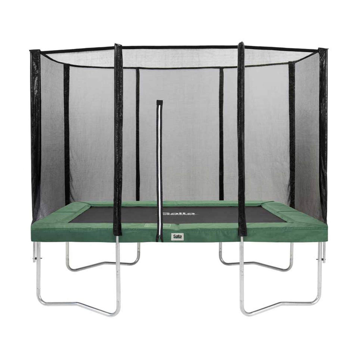 Salta Combo Trampoline Met Veiligheidsnet Rechthoekig - 213 X 305 Cm - - Groen