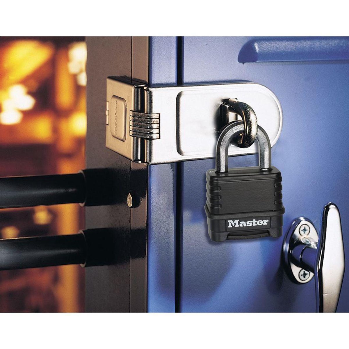 Combinatie Hangslot Excell Zink 57 Mm M178eurd - Zwart