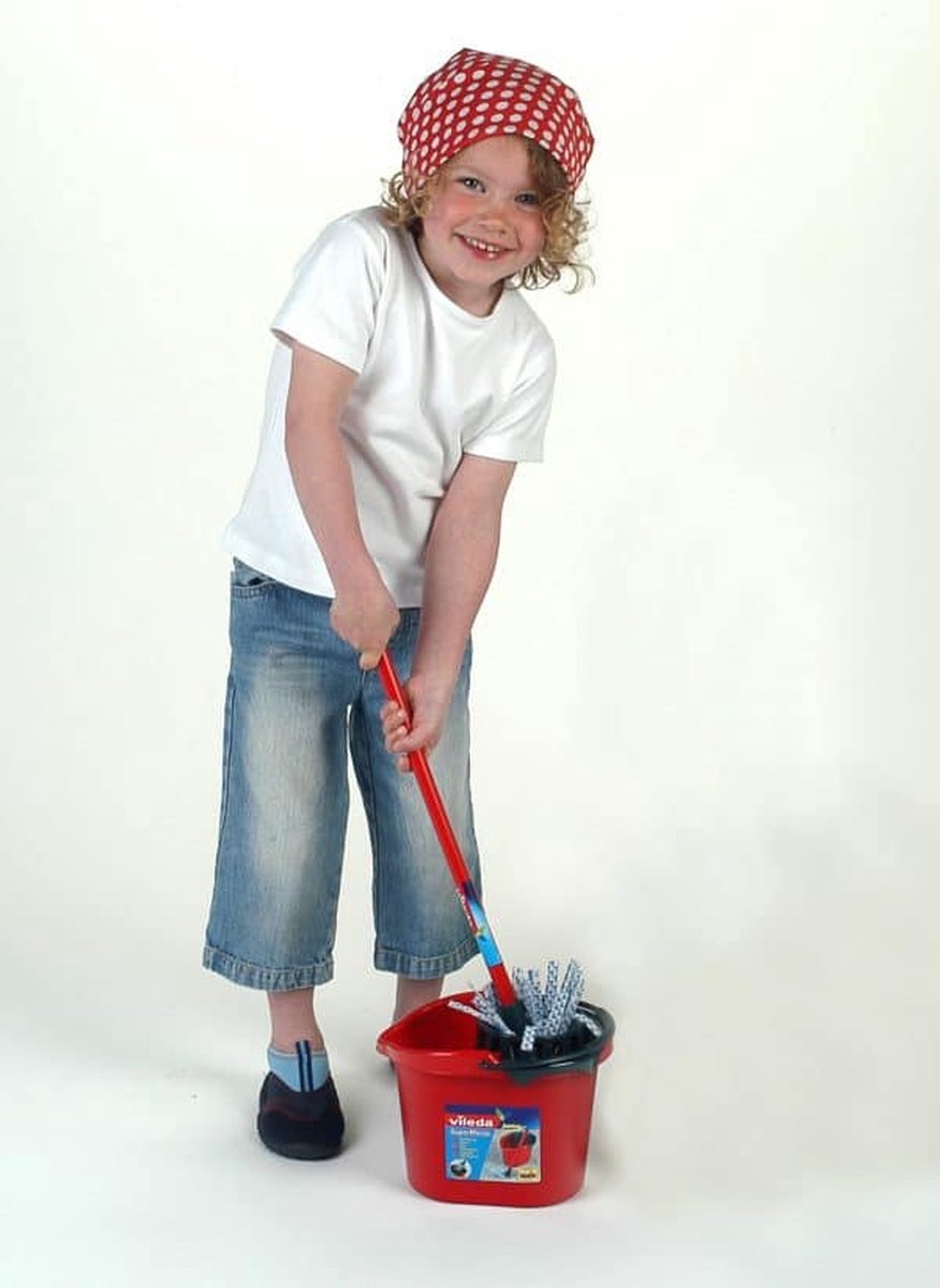 Theo Klein Vileda Speelgoed Schoonmaakkar - Rood