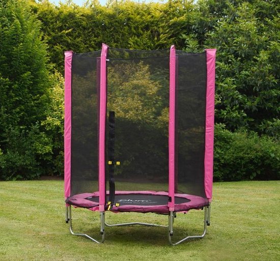 Plum Trampoline Junior Met Net - Roze