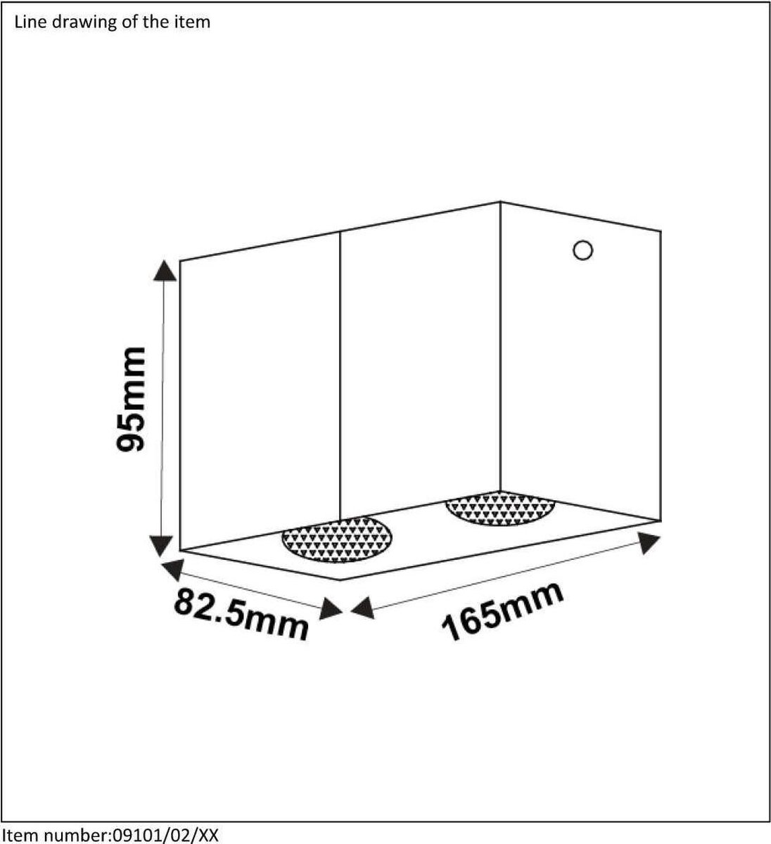 Lucide Plafondspot Bodi Gu10 - Zwart