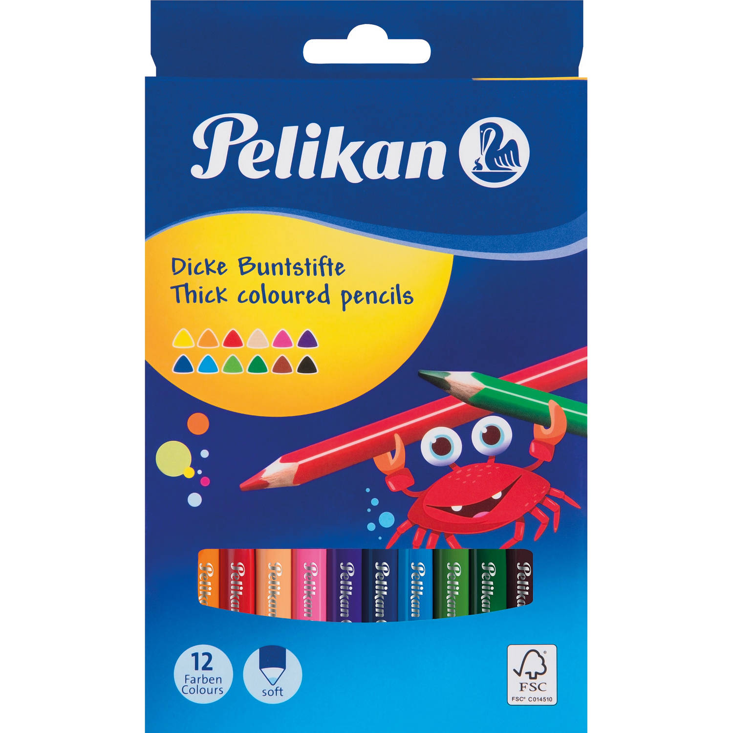 Pelikan Kleurpotloden Bsd12d, 12 Stuks