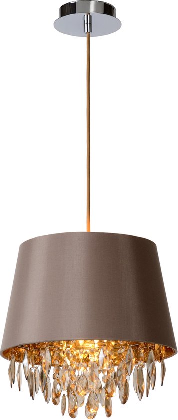 Lucide Hanglamp Dolti Ø30,5 Taupe