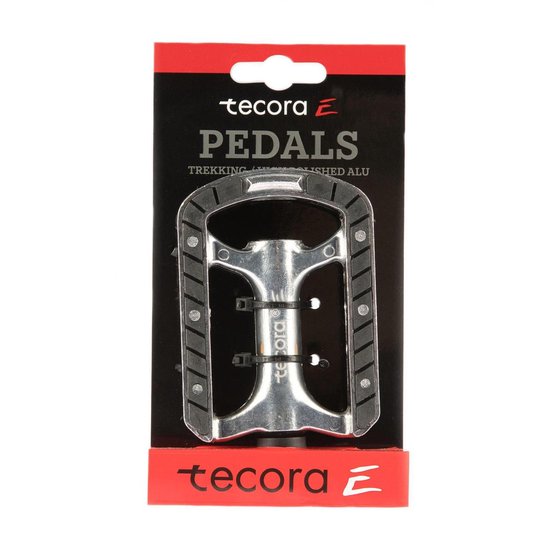 Tecora E Tecora Platformpedalen Luxe 9/16 Inch Stadsfiets Zilver - Silver