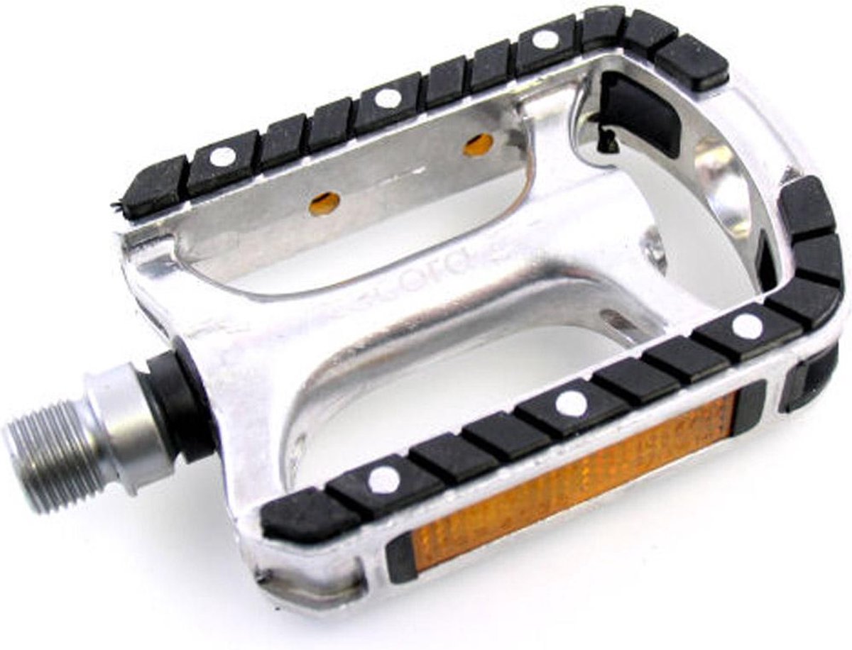 Tecora E Tecora Platformpedalen Luxe 9/16 Inch Stadsfiets Zilver - Silver