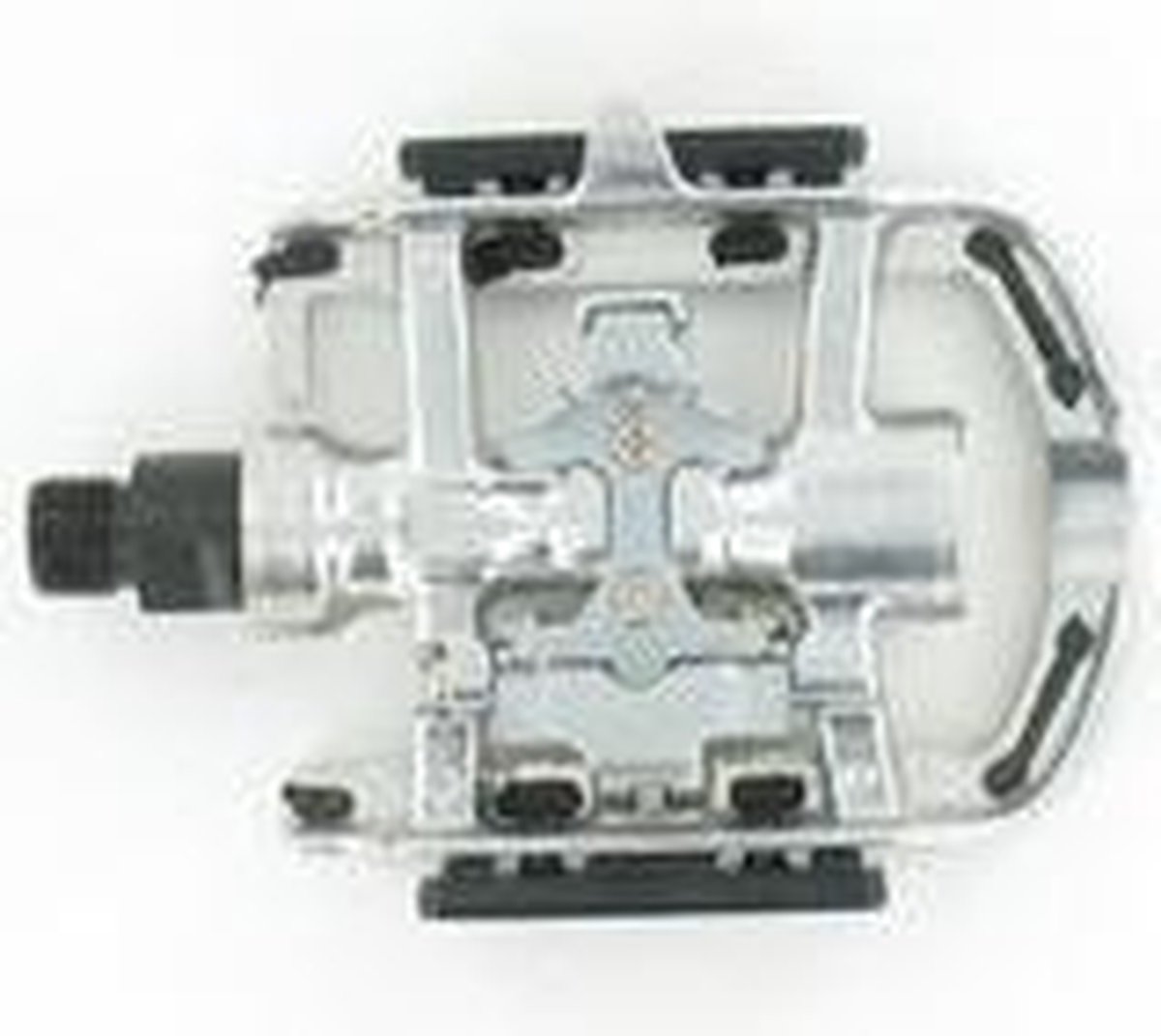 Tecora E Tecora Klikpedalenset Combi Spd 9/16 Inch Zilver - Zwart