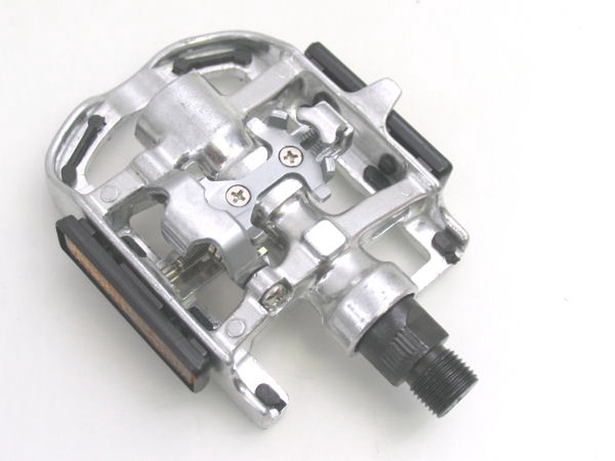 Tecora E Tecora Klikpedalenset Combi Spd 9/16 Inch Zilver - Zwart