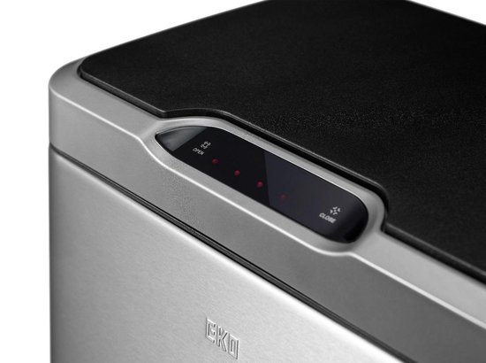 Eko Mirage Sensor Prullenbak - 2 X 20l - Mat Rvs - Silver