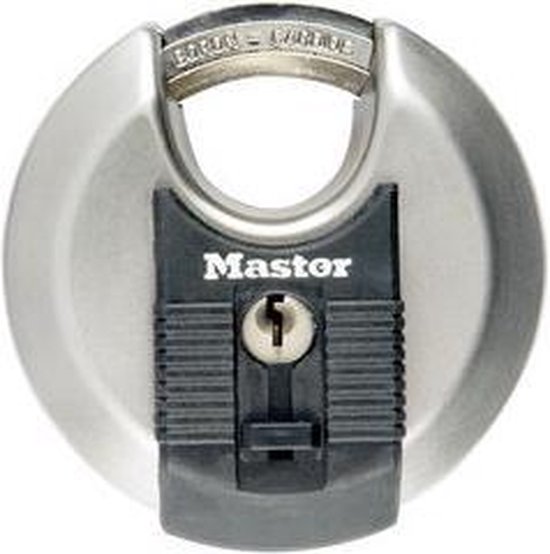 Masterlock Discus Hangslot Excell 70 Mm Gelamineerd Staal M40eurd - Silver