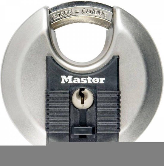 Masterlock Discus Hangslot Excell 70 Mm Gelamineerd Staal M40eurd - Silver