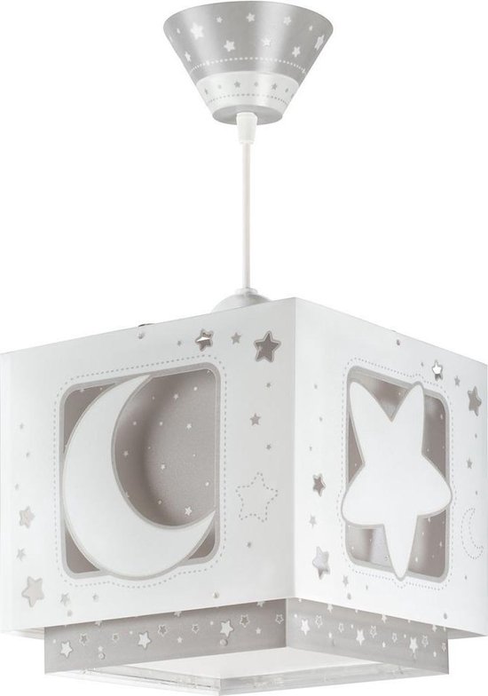 Dalber Hanglamp Moonlight Glow In The Dark 24 Cm - Grijs