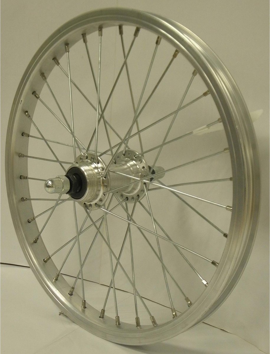 Roland Achterwiel Freewheel 16 X 1.75 Inch Velgrem Aluminium Zilver - Silver