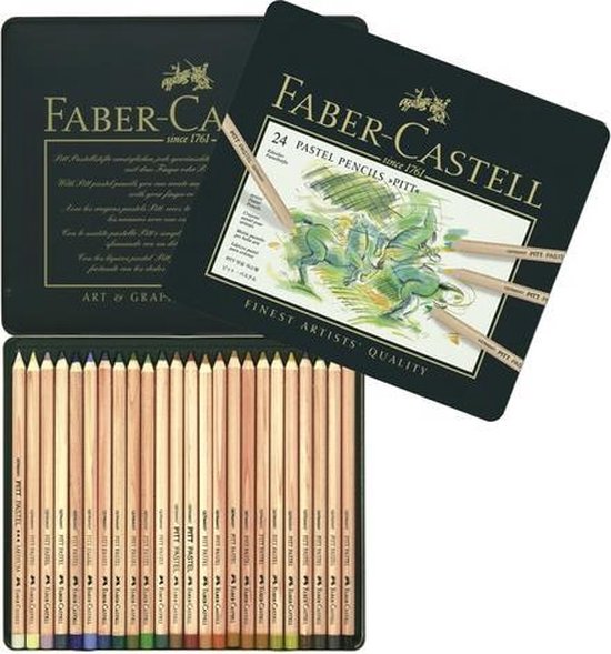 Faber Castell Pastelpotlood Pitt Metalen - Wit