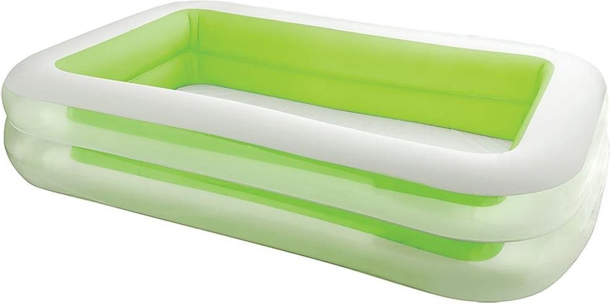 Intex Familiezwembad - 262 X 175 X 56 Cm - Groen