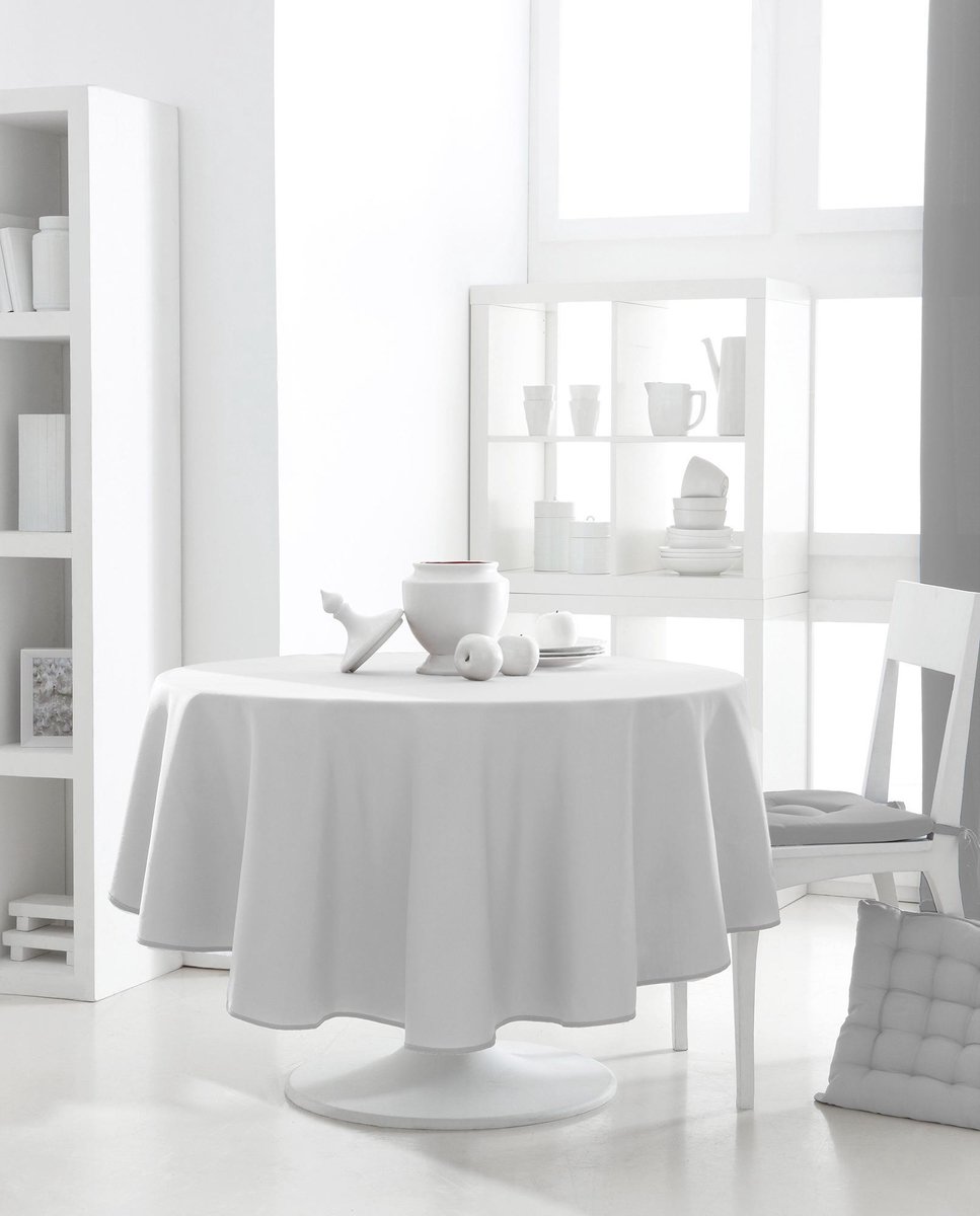 Today Rond Tafelkleed - 180cm - Wit