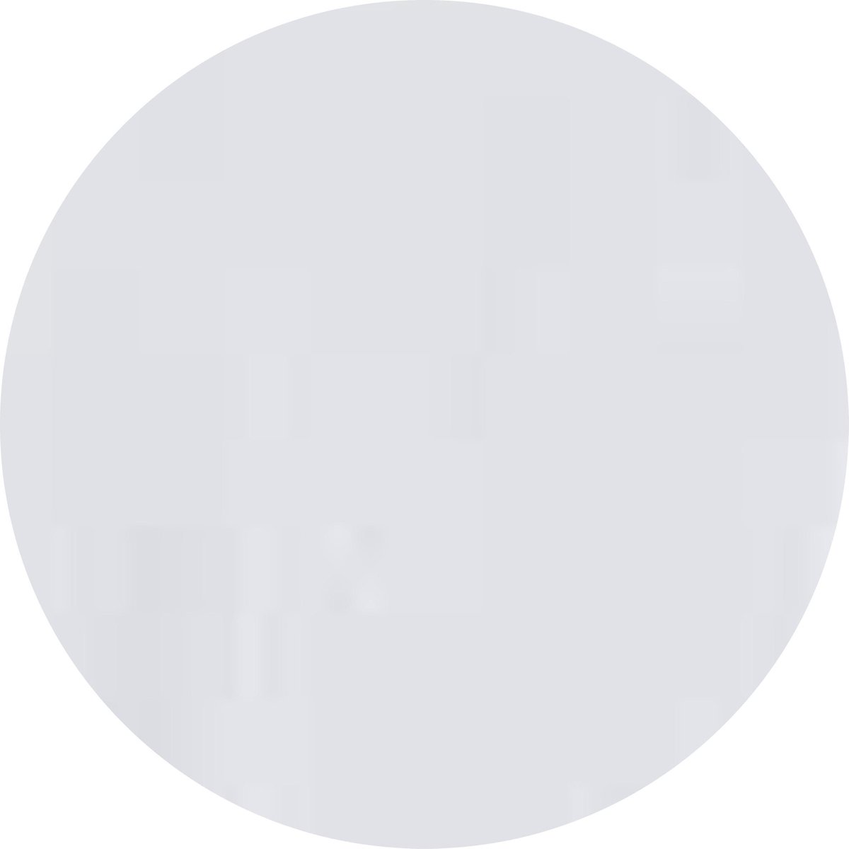 Today Rond Tafelkleed - 180cm - Wit