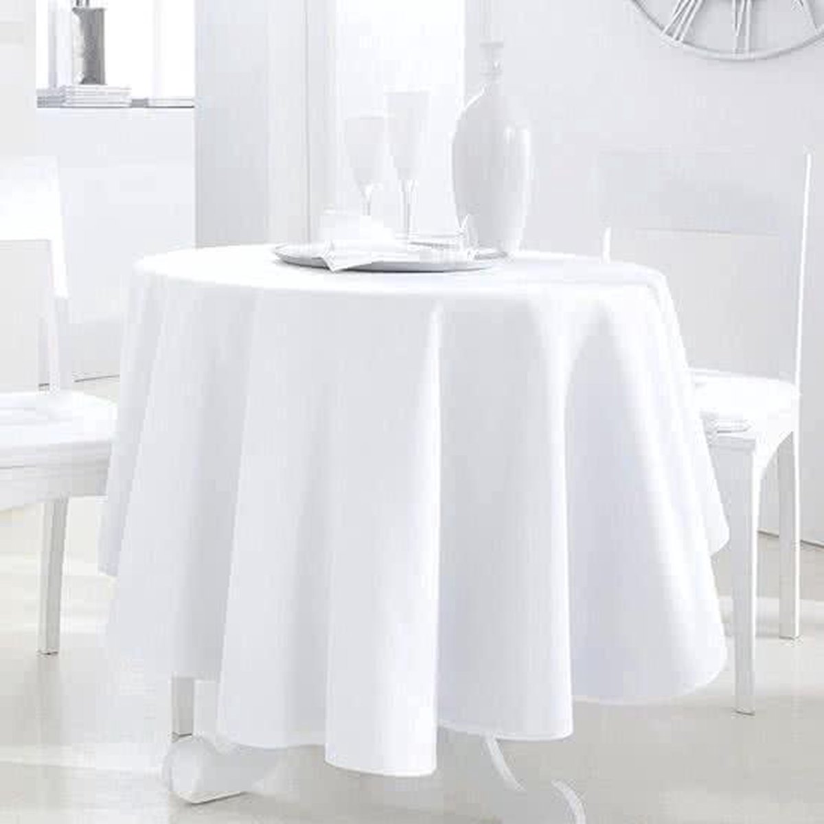 Today Rond Tafelkleed - 180cm - Wit