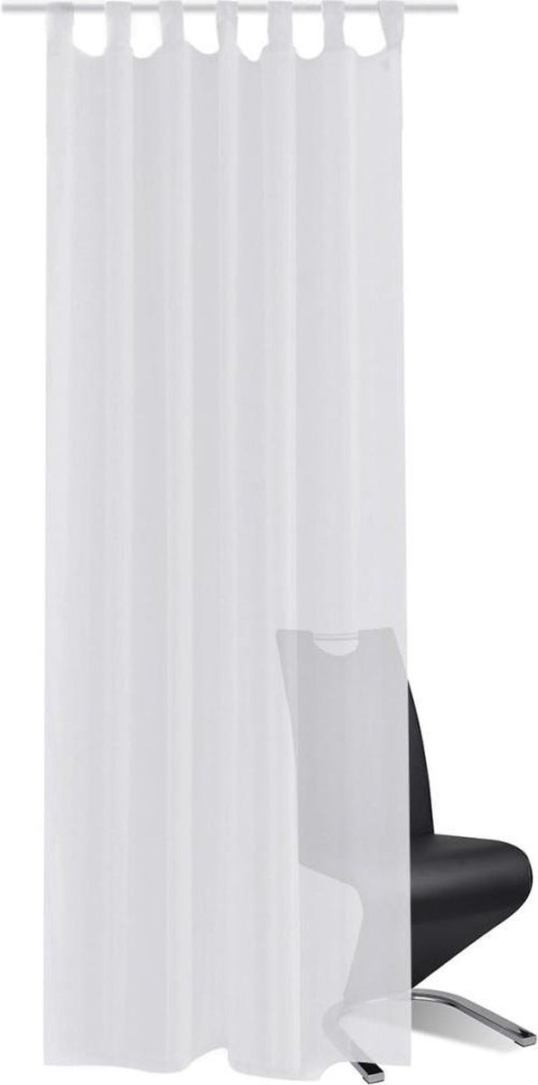 Gordijn 140x175 Cm (2 Stuks) - Wit