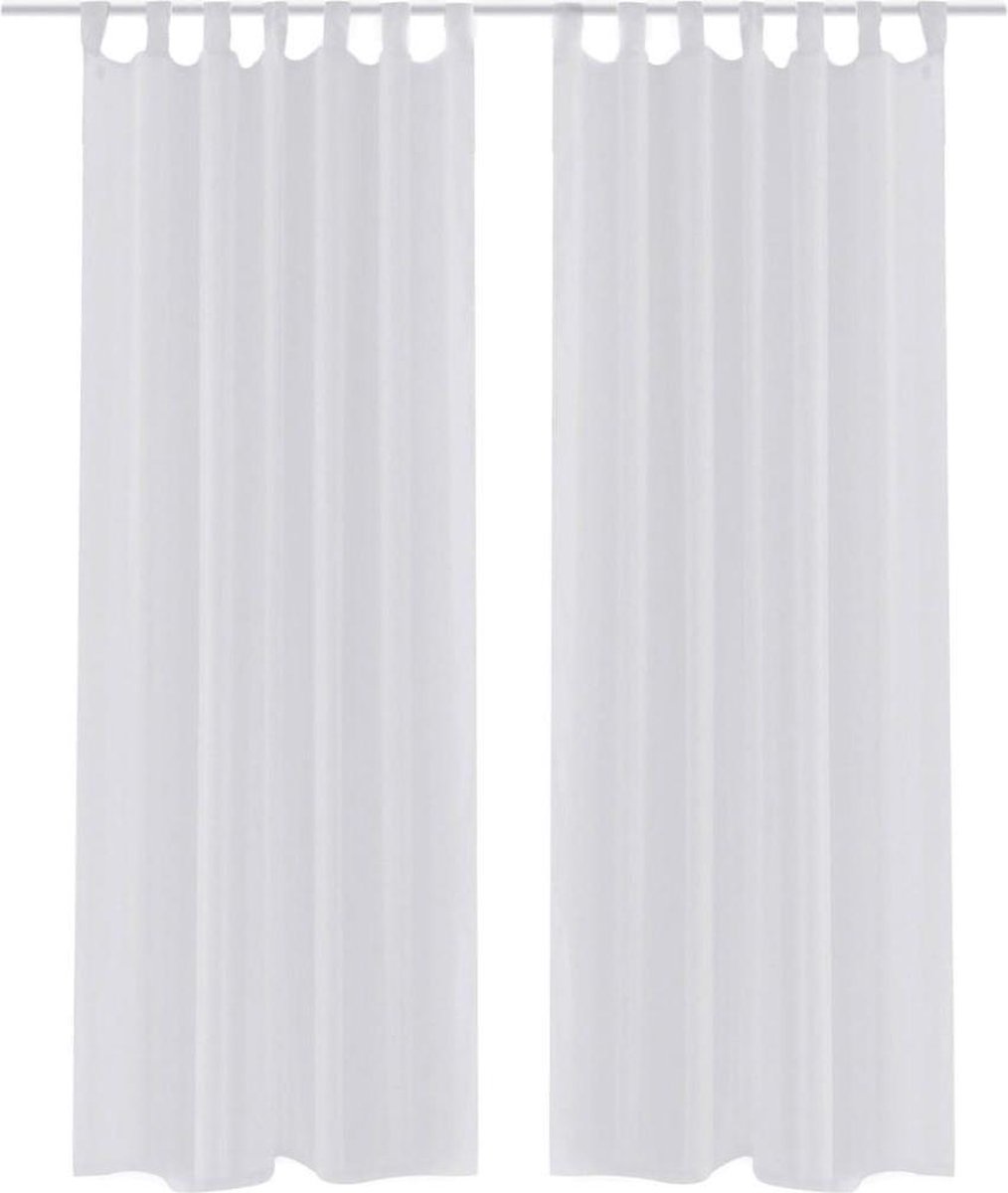 Gordijn 140x175 Cm (2 Stuks) - Wit