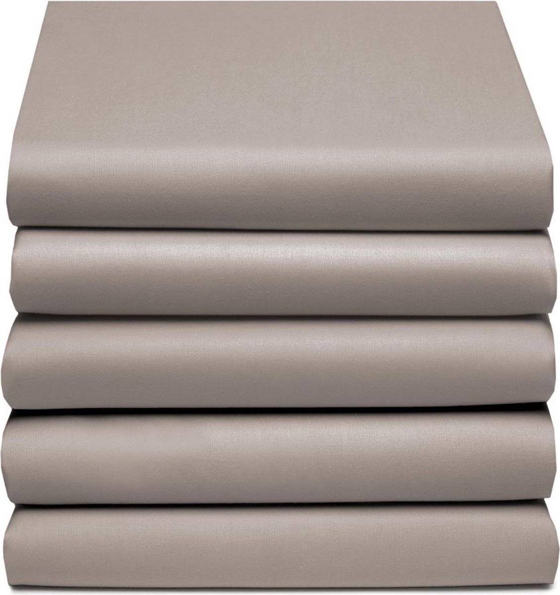 Cinderella Jersey Hoeslaken Taupe-200 X 210/220 Cm - Bruin