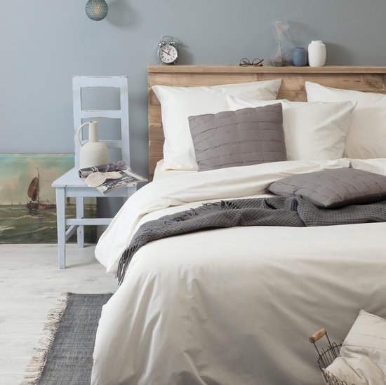 Cinderella Weekend Dekbedovertrek - 1-persoons (140x200/220 Cm + 1 Sloop) - Wit