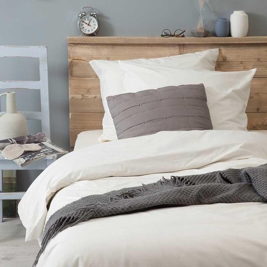 Cinderella Weekend Dekbedovertrek - 1-persoons (140x200/220 Cm + 1 Sloop) - Wit