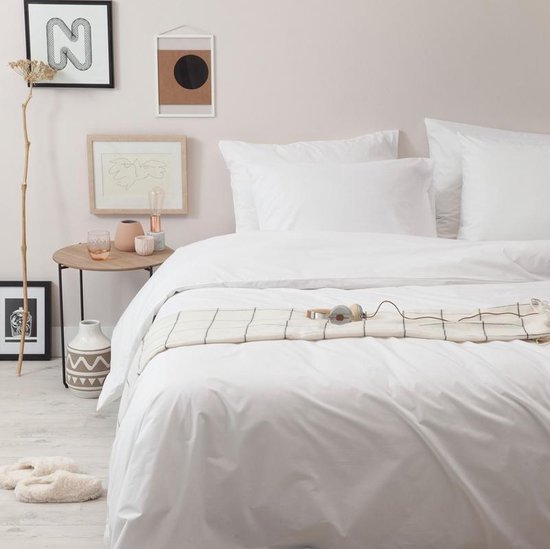 Cinderella Weekend Dekbedovertrek - 1-persoons (140x200/220 Cm + 1 Sloop) - Wit