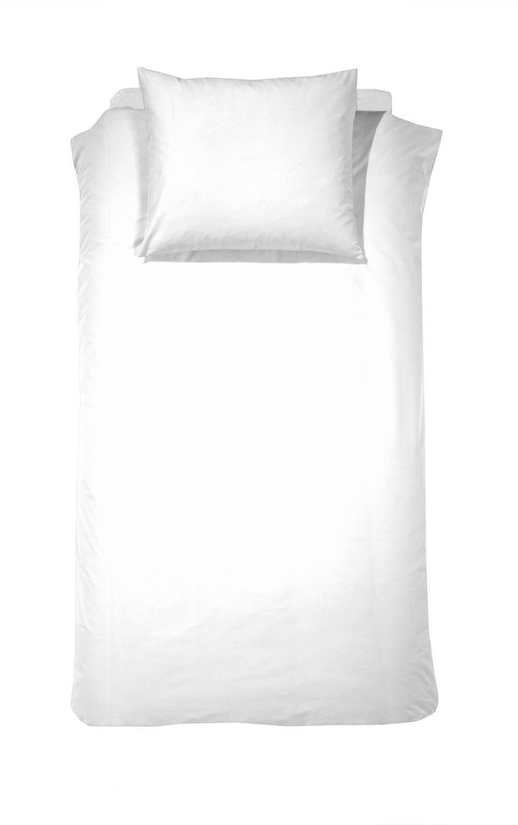 Cinderella Weekend Dekbedovertrek - 1-persoons (140x200/220 Cm + 1 Sloop) - Wit
