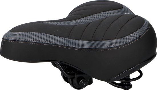 Dunlop Fietszadel Met Gel Voor Stadsfiets - Zwart