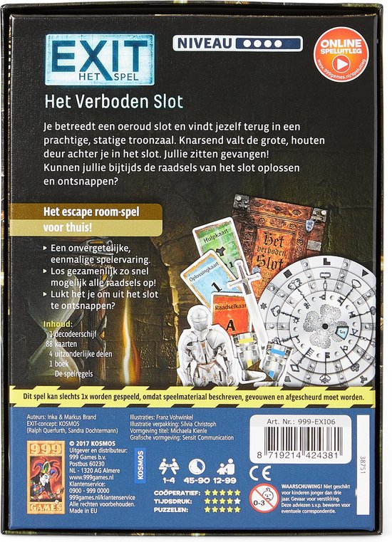 999Games Exit Het Verboden Slot